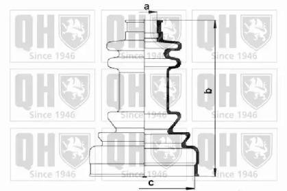Quinton Hazell QJB204 Пильник привідного валу Quinton Hazell QJB204 Пильник привідного валу