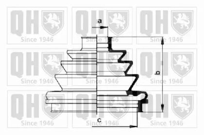 Quinton Hazell QJB215 Dust boot kit axle joint Quinton Hazell QJB215 Dust boot kit axle joint