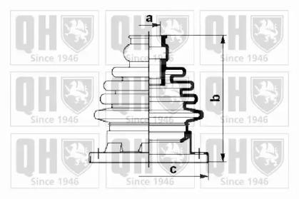 Quinton Hazell QJB216K Dust boot kit axle joint Quinton Hazell QJB216K Dust boot kit axle joint