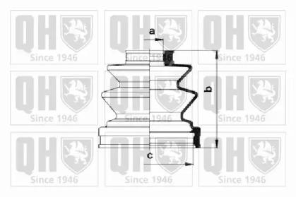 Quinton Hazell QJB253 Dust boot kit axle joint Quinton Hazell QJB253 Dust boot kit axle joint