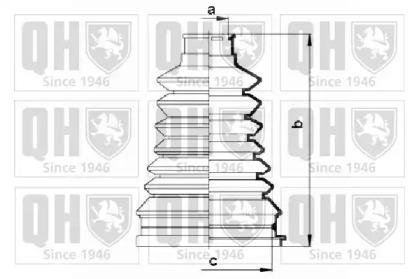 Quinton Hazell QJB2540 Dust boot kit axle joint