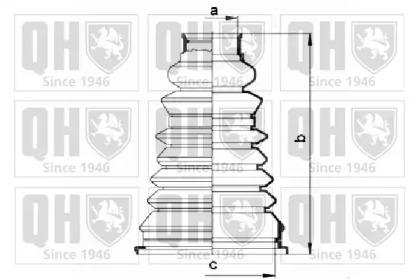Quinton Hazell QJB2548 Dust boot kit axle joint