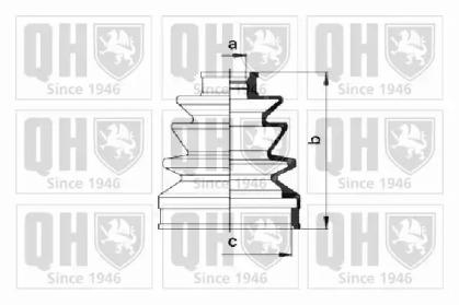 Quinton Hazell QJB383 Dust boot kit axle joint