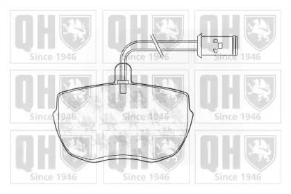 Quinton Hazell BP388 Колодки гальмівні