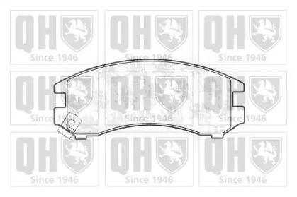 Quinton Hazell BP712 Brake pads Quinton Hazell BP712 Brake pads