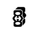 IMASAF 09.10.58 Exhaust pipe support IMASAF 09.10.58 Exhaust pipe support