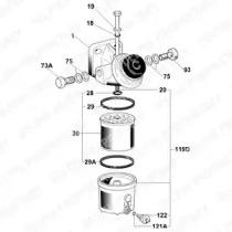 Delphi 6260B633B Фільтр паливний