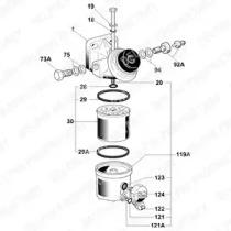 Delphi 6260B641B Фільтр паливний Delphi 6260B641B Фільтр паливний