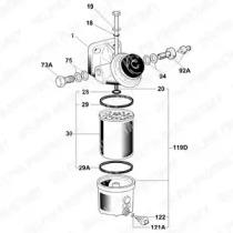 Delphi 6260B645B Фільтр паливний