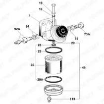 Delphi 6260B660B Фільтр паливний