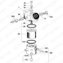 Delphi 6260B682B Фільтр паливний