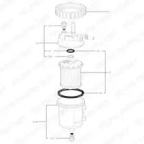 Delphi 6350120 Фільтр паливний Delphi 6350120 Фільтр паливний