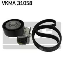 SKF VKMA 31058 Ремінь поліклиновий SKF VKMA 31058 Ремінь поліклиновий
