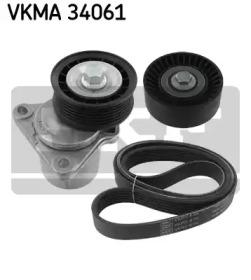 SKF VKMA 34061 Ремінь поліклиновий SKF VKMA 34061 Ремінь поліклиновий