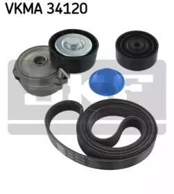 SKF VKMA 34120 Ремінь поліклиновий SKF VKMA 34120 Ремінь поліклиновий