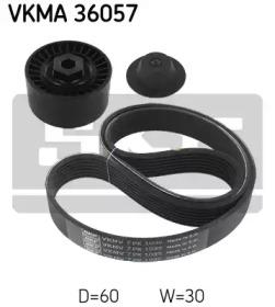 SKF VKMA 36057 Ремінь поліклиновий SKF VKMA 36057 Ремінь поліклиновий