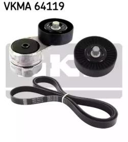 SKF VKMA 64119 Ремінь поліклиновий SKF VKMA 64119 Ремінь поліклиновий