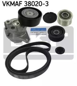 SKF VKMAF38020-3 Ремінь поліклиновий