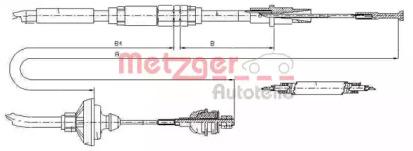 Metzger 103149 Трос сцепления Metzger 103149 Трос сцепления