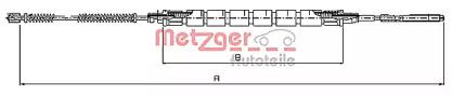 Metzger 109031 Brake cable Metzger 109031 Brake cable
