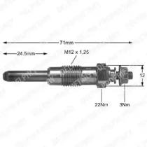 Delphi HDS221 Свічка розжарювання