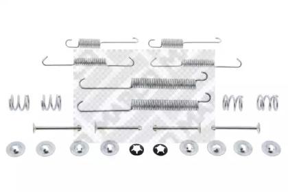 Mapco 9133 Spring set disc brake Mapco 9133 Spring set disc brake