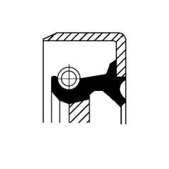 Corteco 12011821B Сальник коленвала