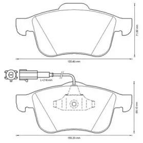 Jurid 573350J Brake pads Jurid 573350J Brake pads