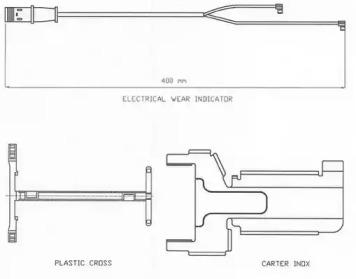 Jurid 587020 Датчик зносу Jurid 587020 Датчик зносу