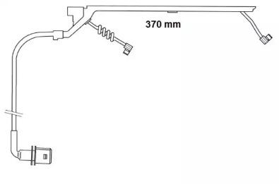Jurid 587040 Датчик зносу Jurid 587040 Датчик зносу