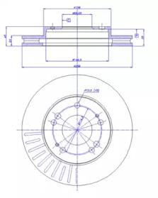 CAR 142835 Brake disc CAR 142835 Brake disc