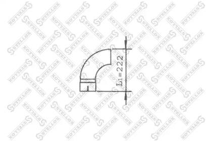 Stellox 82-03775-SX Exhaust pipe Stellox 82-03775-SX Exhaust pipe