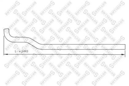 Stellox 82-03784-SX Випускна труба відпрацьованих газів Stellox 82-03784-SX Випускна труба відпрацьованих газів
