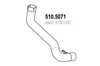 Asso 510.5071 Exhaust pipe
