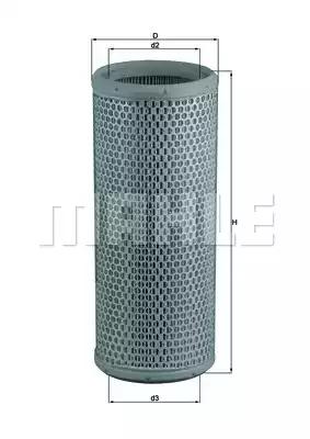 Mahle Original LX147 Фільтр повітряний Mahle Original LX147 Фільтр повітряний