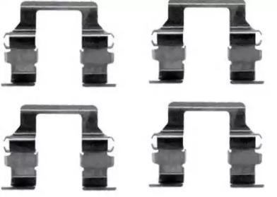 Brembo A 02 201 Монтажний комплект гальмівних колодок Brembo A 02 201 Монтажний комплект гальмівних колодок