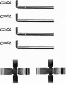 Brembo A 02 208 Монтажний комплект гальмівних колодок Brembo A 02 208 Монтажний комплект гальмівних колодок