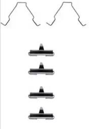 Brembo A 02 243 Монтажний комплект гальмівних колодок Brembo A 02 243 Монтажний комплект гальмівних колодок