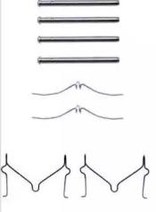 Brembo A 02 263 Spring set disc brake Brembo A 02 263 Spring set disc brake