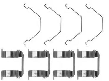 Brembo A 02 266 Spring set disc brake Brembo A 02 266 Spring set disc brake