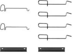 Brembo A 02 300 Комплект монтажный дисковых тормозных колодок