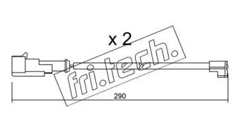 Fri.Tech. SU.100K Датчик зносу гальмівних колодок Fri.Tech. SU.100K Датчик зносу гальмівних колодок