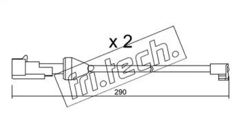 Fri.Tech. SU.204K Датчик зносу гальмівних колодок