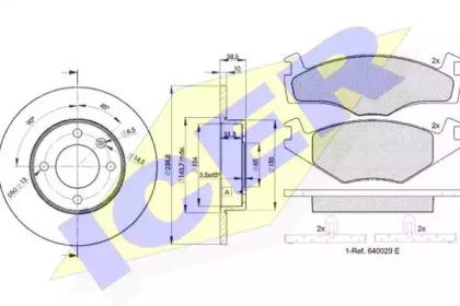 Icer 31048-3325 Brake set discs pads Icer 31048-3325 Brake set discs pads