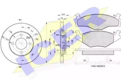 Icer 31048-5303 Brake set discs pads Icer 31048-5303 Brake set discs pads