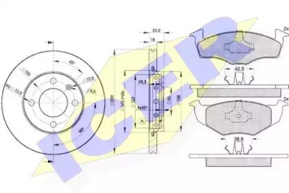 Icer 31130-5303 Brake set discs pads Icer 31130-5303 Brake set discs pads