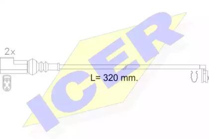 Icer 610223 E C Датчик зносу Icer 610223 E C Датчик зносу