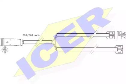 Icer 610335 E C Датчик зносу