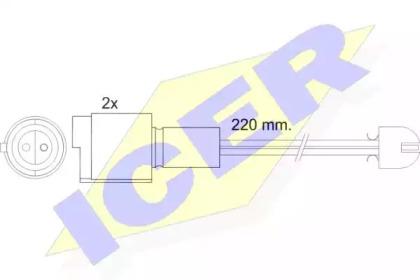 Icer 610394 E C Датчик зносу Icer 610394 E C Датчик зносу