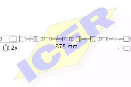 Icer 610561 E C Датчик зносу